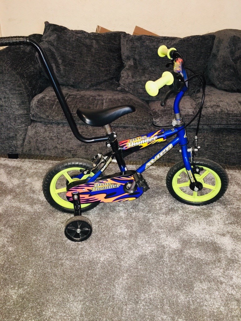 10 inch bike with parent handle